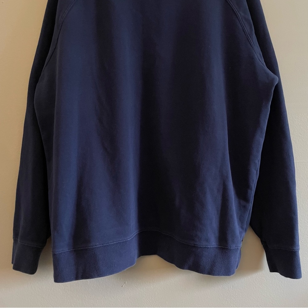 Fila Navy Blue Crewneck Sweatshirt w Embroidered Patch Logo – Size 2XL EUC - Picture 10 of 12